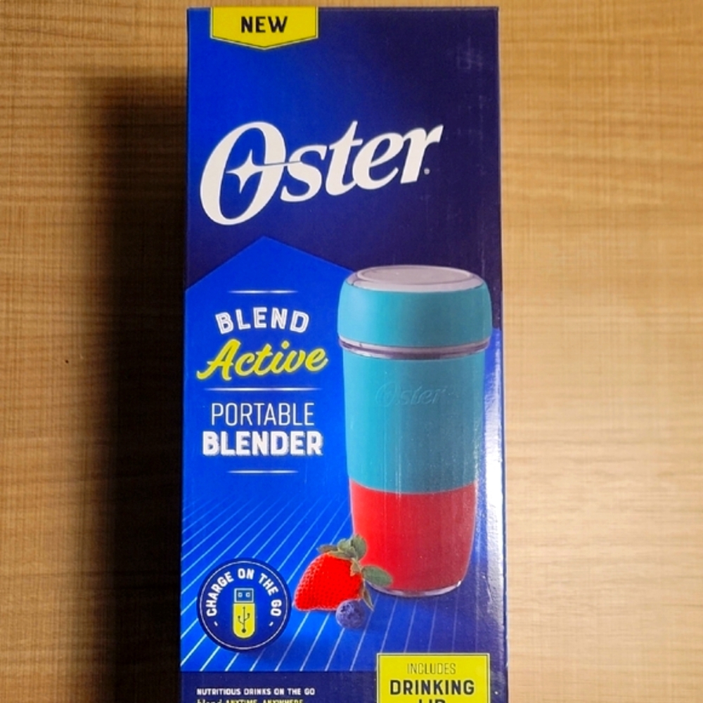 Oster Blend Active Portable Blender - Teal and Coral